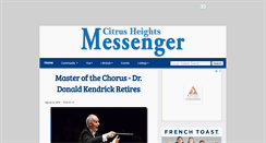 Desktop Screenshot of citrusheightsmessenger.com